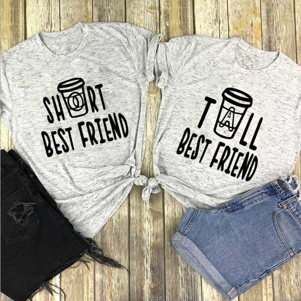 Tall middle short deals best friend shirts