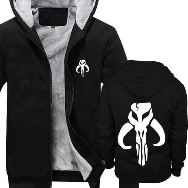 Sudaderas con capucha de invierno para hombre, abrigo de lana gruesa,  sudadera Wars Bounty Hunter, chaqueta Boba Fett, sudadera con capucha para  hombre | Wish