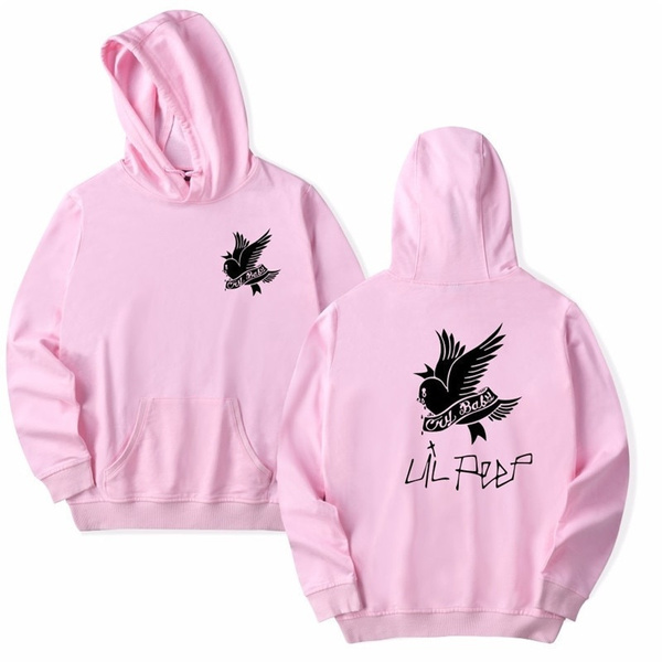 lil peep pink love hoodie