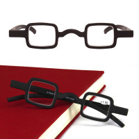 Wish Recensioni dei clienti: Mini occhiali da lettura quadrati con  montatura piccola Occhiali classici Occhiali per donna e uomo + 1.5 + 2.0 +  2.5