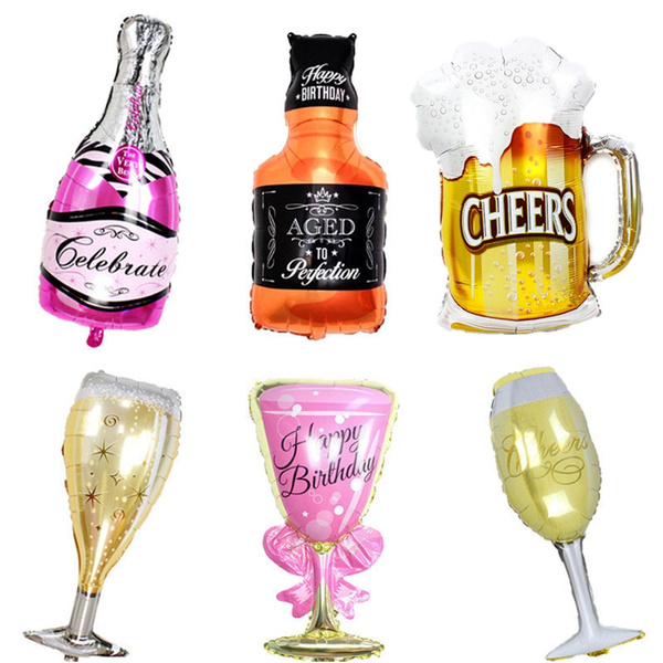 Details about   Beer Bottle Foil Balloon Cup Wedding Bachelorette Hen party Wedding Decoration