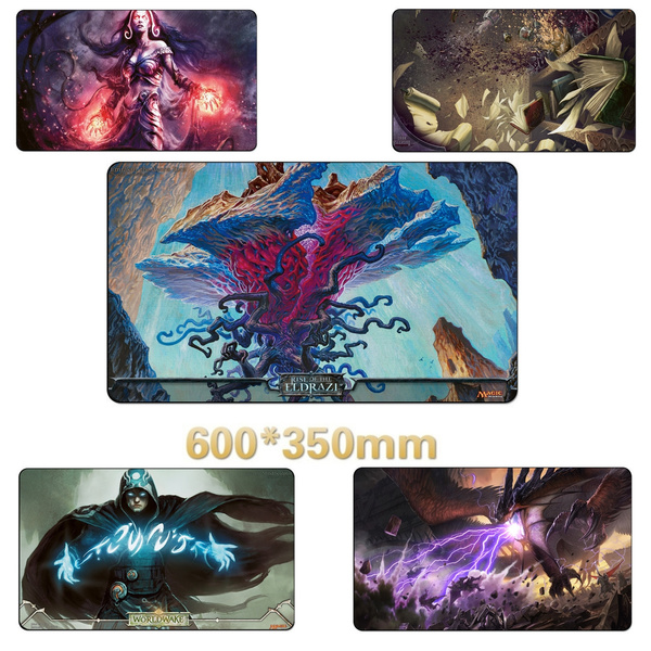 600*350 Playmat MTG 20 Patterns Liliana Kissing Chandra Playmats, Board ...