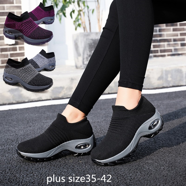 NEW!women sneakers Comfortable and breathable running shoes air sports ...