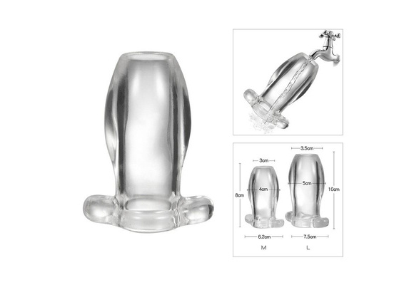Wish Customer Reviews: Hollow Butt Plug Large Clear Jelly Anal Plug Toys  with Hole for Woman