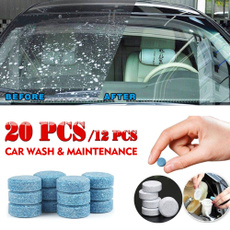 12PCS/20PCS Car Windshield Cleaning Car Accessories Glass Cleaner Car Solid Wiper Fine Wiper Car Auto Window Cleaning