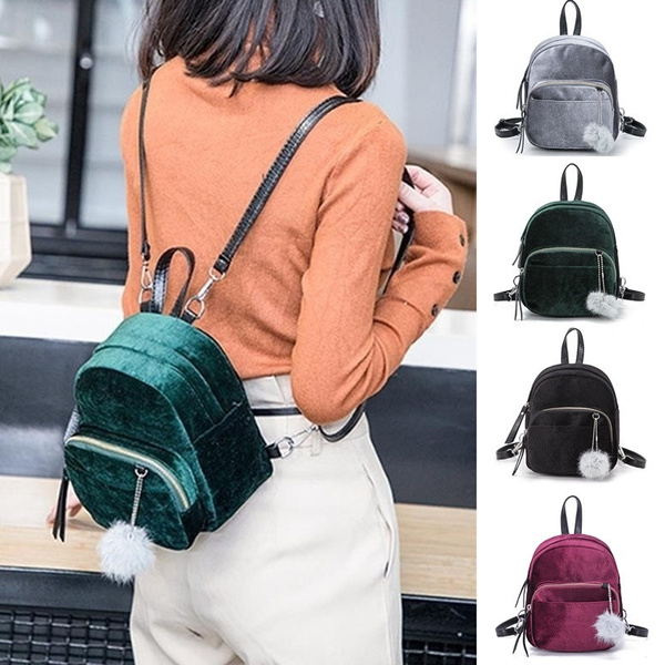 Women Mini Bags Backpack Girl School Shoulder Bag Rucksack