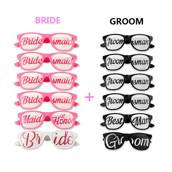 Buy Bridal Shower Favors Bachelorette Party Supplies 10pcs Blue Weddings  Sunglasses at Amazon.in