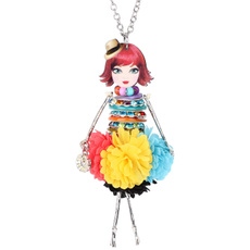 Fashion, Chain, doll, necklace for women