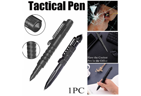 Aviation Aluminum AntiSlip Self Defense Tactical Military Pen Glass Breaker AHS 