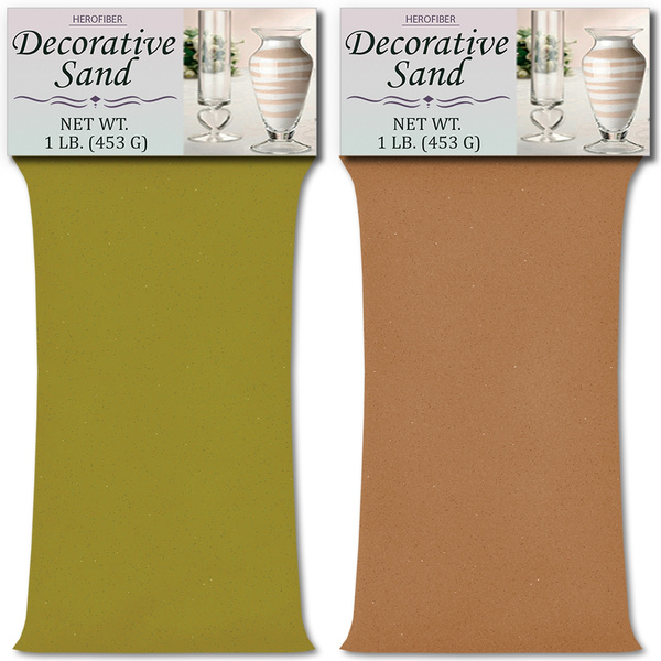 Unity Color Sand HeroFiber Colored Unity Sand (2 lbs.) - Lime Yellow and Cocoa Brown - 1 ...