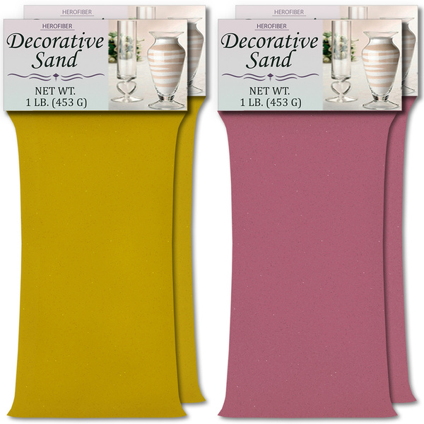 Unity Color Sand HeroFiber Colored Unity Sand (4 lbs.) - Yellow and Lavender - 2 lbs ...
