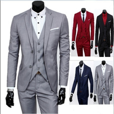 businesssuit, Slim Fit, menssuitset, weddingsuit