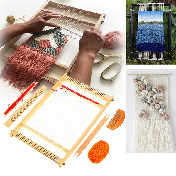 Kid's Weaving Loom Kit - Natural Loom