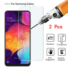 For Samsung Galaxy A50,2 Pcs 9H Tempered Glass Screen Protector For Samsung Galaxy A50 A30 A10 A20 A70 A7 2018 A9 2018 A6 2018 M10 M20 M30 J6 2018 J6 Plus 2018 ect