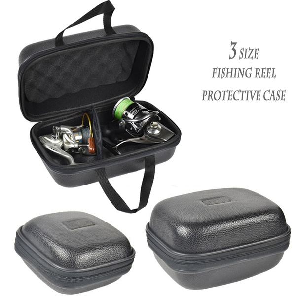 New PU & EVA Fishing Reel Protective Case Bag Baitcasting/Spinning/Drum  Reel Pouch Cover Bag
