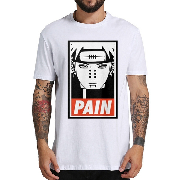 Newest Pain Akatsuki Mens Black T-Shirt 