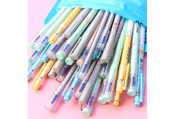 20Pcs/Set Erasable Gel Pen Kawaii Stationery Korean Cute Pens Gift Office  Material School Supplies