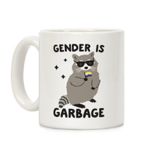 raccoonmug, Ceramic, nonbinary, gendermug