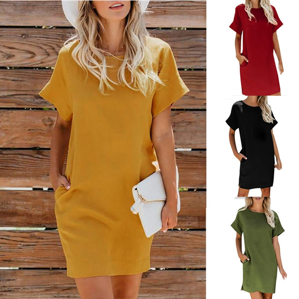 Wish ladies hot sale summer dresses