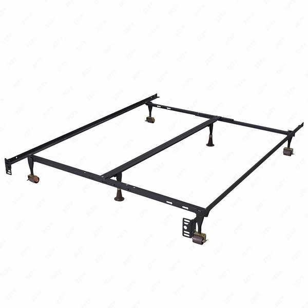 Metal Bed Frame Adjustable Queen Full Twin Size W Center Support Platform Wish - Queen Bed Frame Middle Support Metal Bed Frame Adjustable Queen Full Twin Size W Center Support Platform Wish - Queen Bed Frame Middle Support