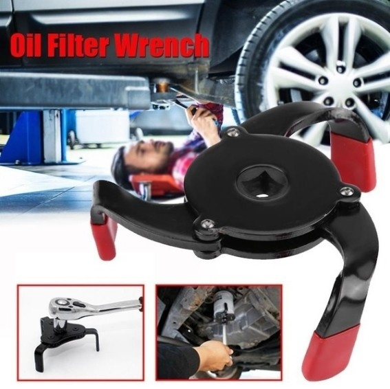 2 Way 3 Jaws Claw Engine Oil Filter Wrench Dual Driver Removal Tool Remover Qiilu Oil Filter Wrench