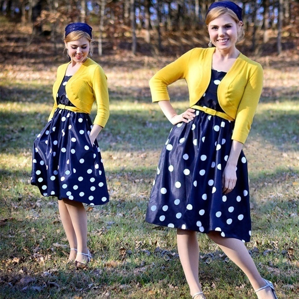 Wish polka dot sales dress