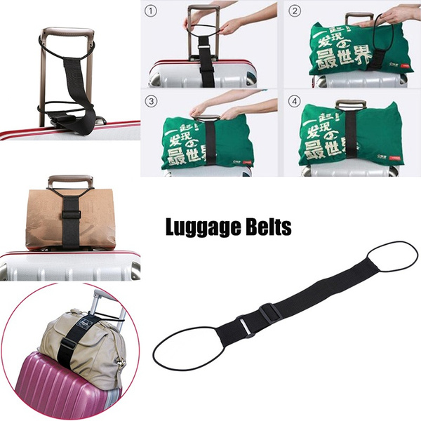 Adjustable Baggage Belt Luggage Belts Suitcase Carrier Strap Travel ...