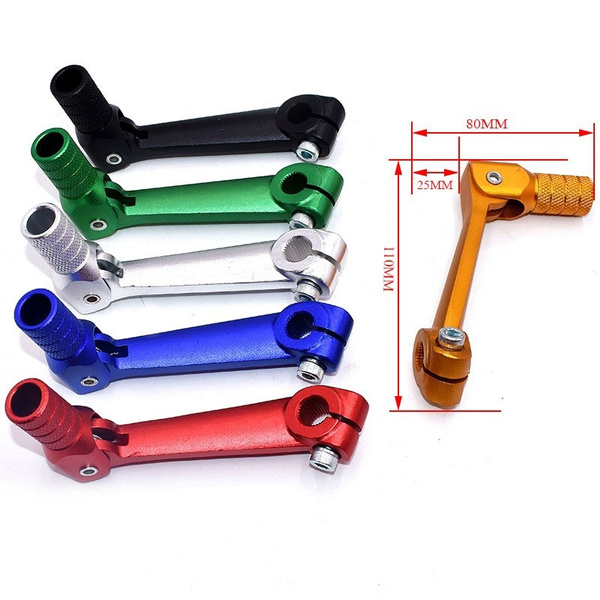 lecimo Motorcycle Folding Gear Shifter Shift Lever Fit Motorcycle Dirt Bike Aluminum