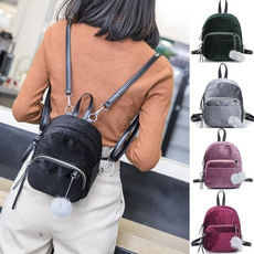 travel backpack, Mini, velvet, Tote Bag