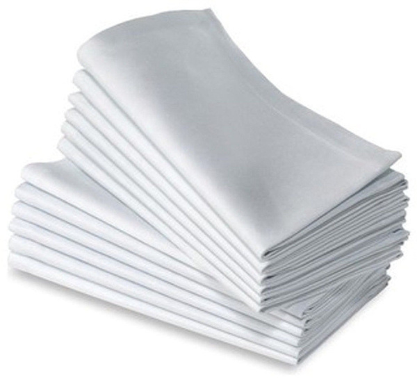 White Plain Restaurant Cloth Napkin, Size: 21 * 21