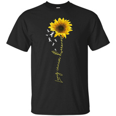 Funny T Shirt, Cotton T Shirt, Sunflowers, summer t-shirts