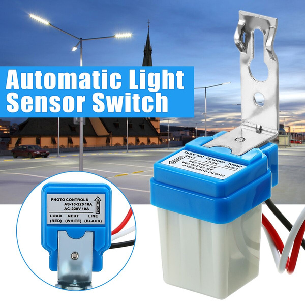 AC 220V Automatic Street Light Switch Night On Day Off Photocontrol