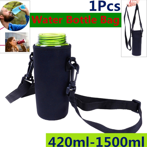 Water Bottle Travel Case with Strap