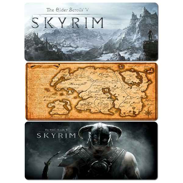 skyrim mouse pad