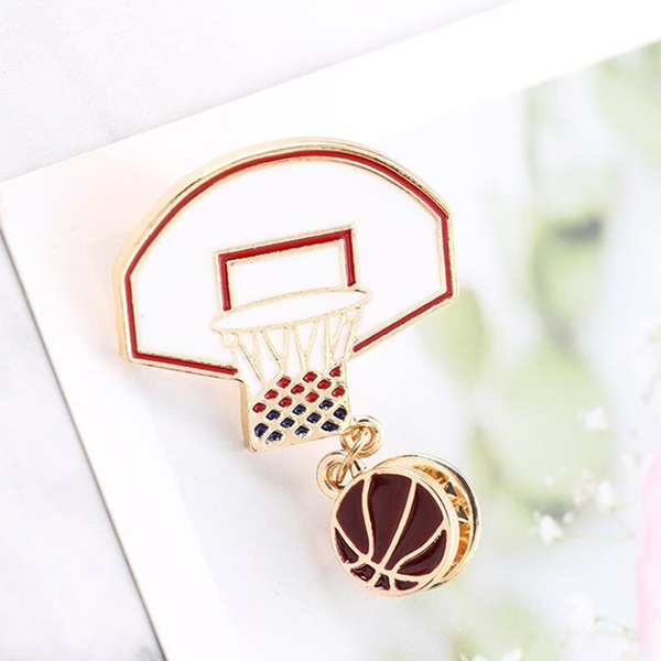 Basketball Hoop Lapel Pin 