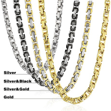Steel, Chain Necklace, Men, Jewelry