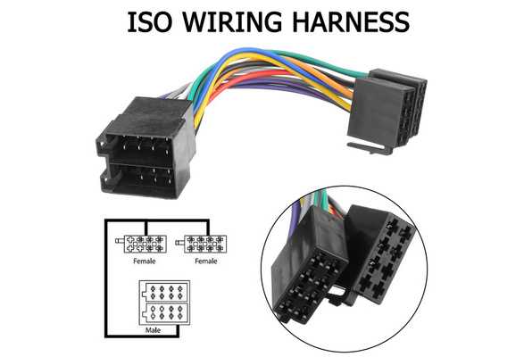 Audio Power Cable Iso Wiring Harness, Vy Commodore Head Unit Wiring Diagram