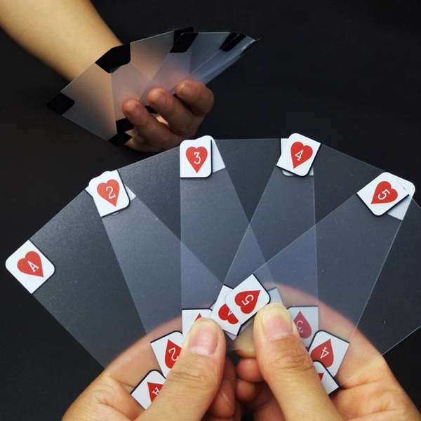 55Pcs Waterproof Plastic Pvc Black & Gold Playing Cards Poker Card Board Game j$ 