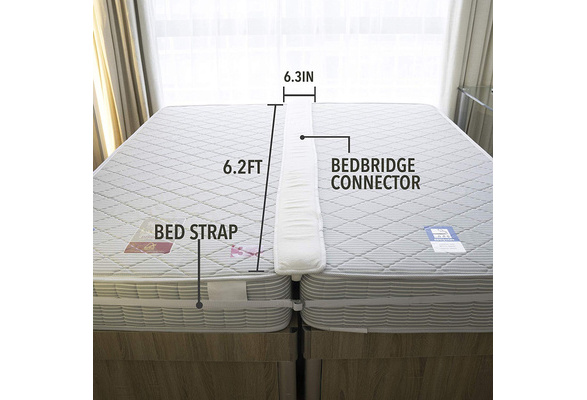 Bed Bridge Twin To King Converter Kit, 2 Twin Xl Beds Together