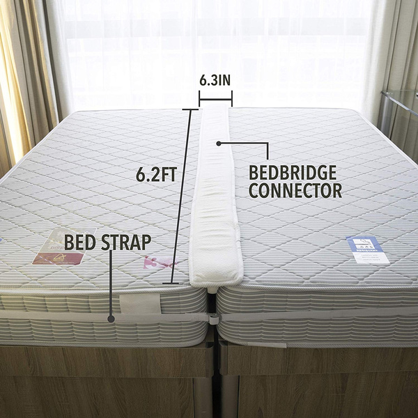 Bed Bridge Twin To King Converter Kit, Twin Headboards That Convert To King
