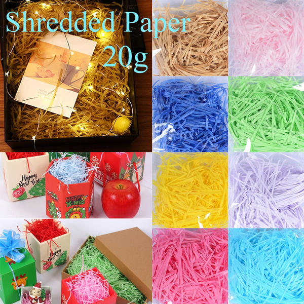 Raffia Shredded Paper Gift Box Filler Party Decoration Wrapping Supplies
