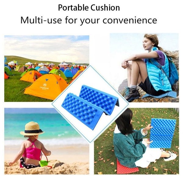 1pc Portable Foldable Camping Mat Seat Cushion, Waterproof Foam