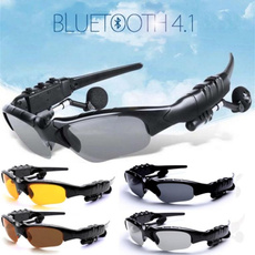 New Fashion Sunglasses Bluetooth Earphone Outdoor Sport Glasses Wireless Headset with Mic 