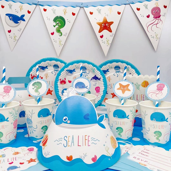 sea life baby shower decorations