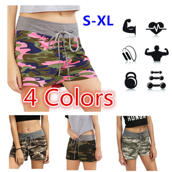 Pantalones Cortos Elásticos Deportivos De Color Sólido Para Pantalones Cortos Elásticos Deportivos De Color Sólido Para