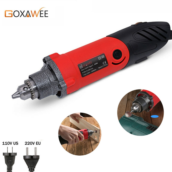 GOXAWEE 240W Big Power Electric Drill Grinder Engraver Rotary Tools Hand Drilling Machine Dremel Accessories | Wish