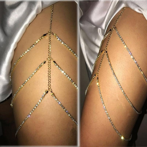 Body jewelry hot sale leg chain