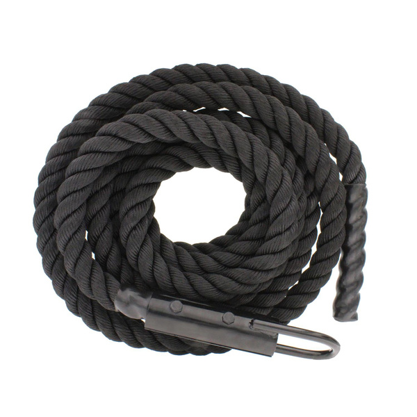 Workout Fitness Climbing Rope Gym Exercise Battle Rope in Black