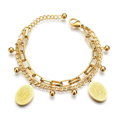Beaded Bracelets, Fashion, Stainless Steel, blessedvirginmary