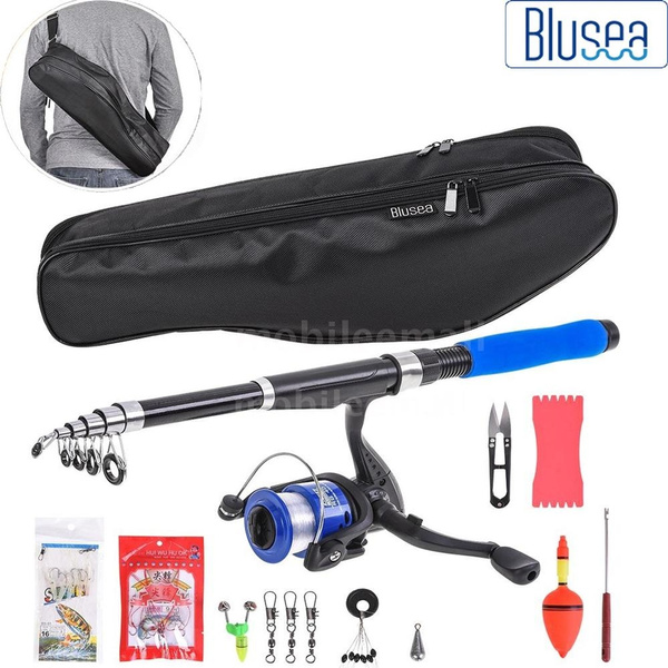 Details about   3Pcs Telescopic Fishing Rod Spinning Reel Combo Fishing Storage Bag Kit USA Y7S1 